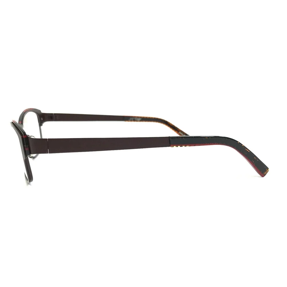 J.F. Rey Eyeglasses Frames JF2572 9060 Brown Green Yellow Cat Eye 53-18-138
